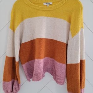 Madewell color block sweater